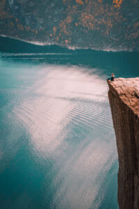 mountain, Norway, Norvège, Preikestolen, fjord, view