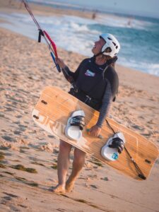 sport, kitesurf, ocean, portrait